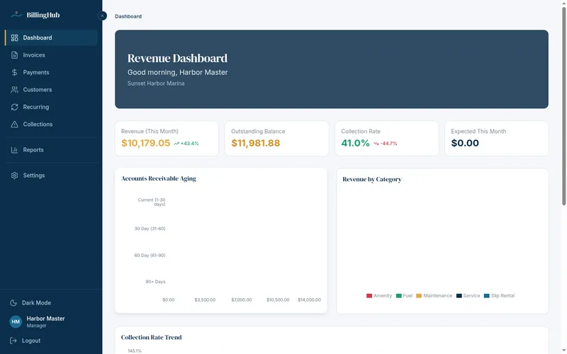 BillingHub screenshot